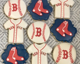 Red Sox, Boston Red Sox Sugar Cookies