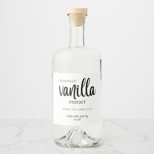 Custom Vanilla Extract Labels, Homemade Vanilla Extract, Custom Gifts