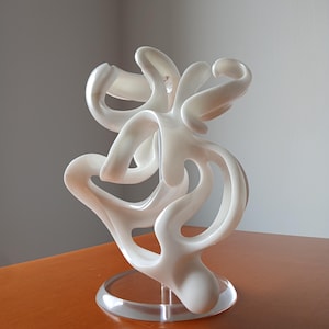 Dancing carrara marble