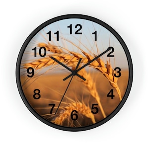 Grano dorato ~ Orologio da parete