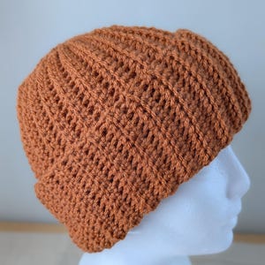 Handcrafted Crochet Fisherman Beanie: Adjustable Sailor Watch Cap, Multiple Solid Colors