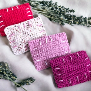 Handmade Crochet Lavender Sachet: Reusable Dryer Bag, Natural Fragrance