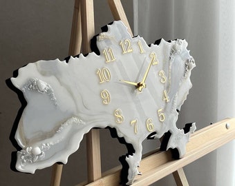 Epoxy wall clock Ukraine