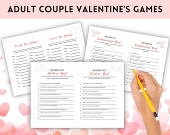 Anniversary Party Printable Games, Date Night Games Bundle, Couples Games, Anniversary Games, Games For Couples, Valentines Day Games