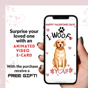 Valentine's gift lab mom, Valentine's digital card, Gift lab mom, Valentine's gift for her/ him, Gift dog lover, Happy Valentines lab mom