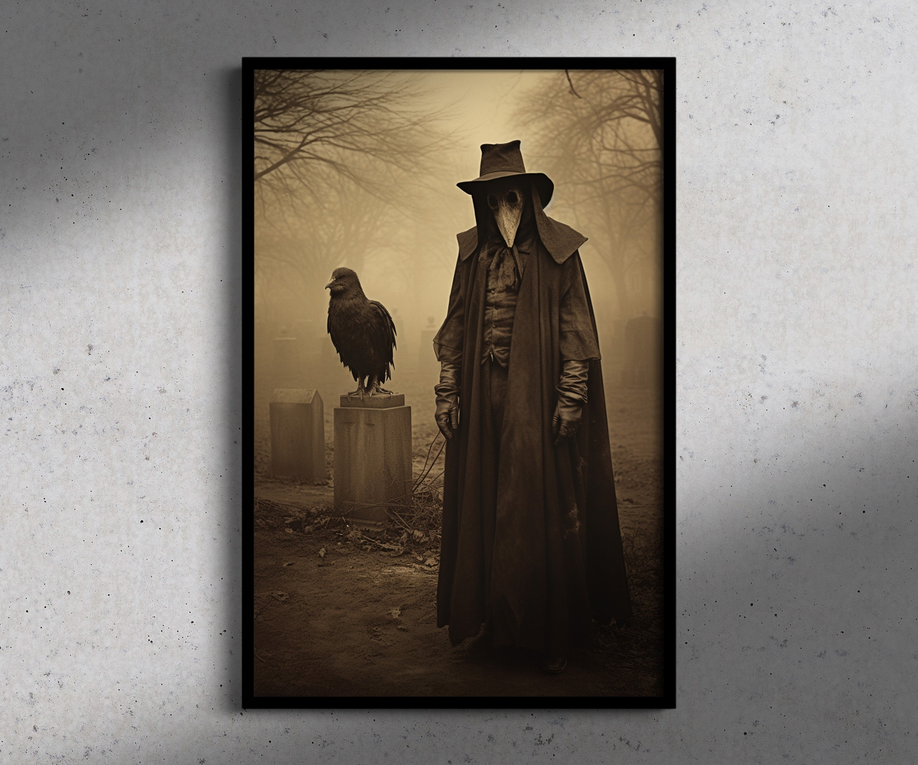 Plague Doctor Couple Poster for Sale by vblue-art