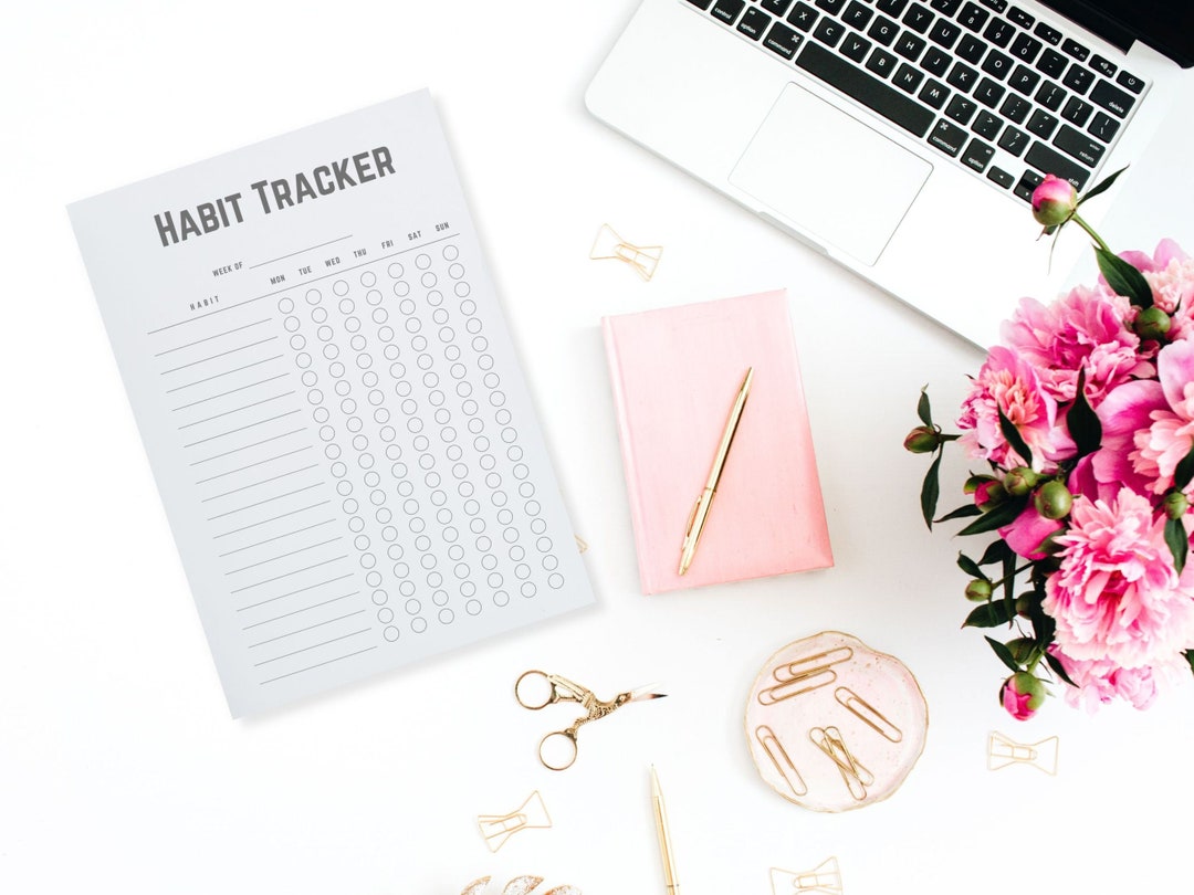Printable Weekly Habit Tracker Digital Download With Monthly - Etsy