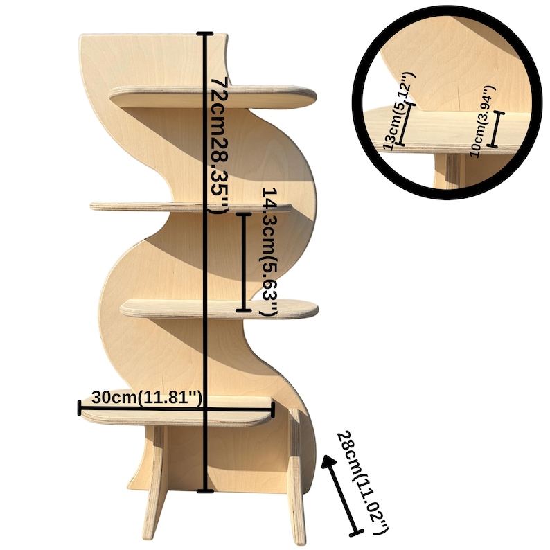 Lithe Collapsible Stand, Shop Display, Market Display, Product Display Rack, Stand Alone Shelf, Market Stall, Craft Fair Display Shelf image 6