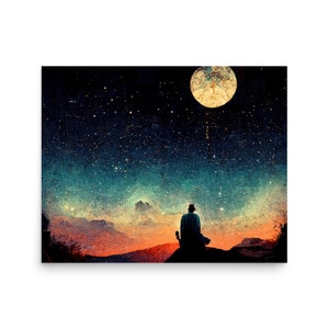 Numerous as the Stars - Boho Christian Catholic Jewish Wall Art - Digital Print - Printable Poster