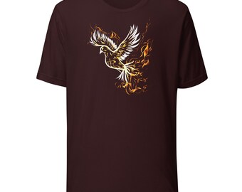 Holy Spirit - Dove of Fire - Confirmation Gift - Christian Catholic Men&#39;s T-Shirt