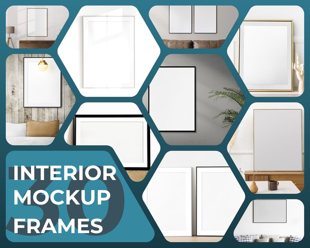 30 Frame Mockups Mockup Bundle Modern Mock up Photograph Styled Stock ...