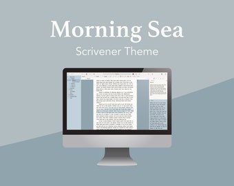 Tema Morning Sea Scrivener (modalità leggera)