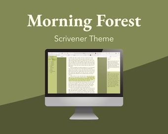 Tema Morning Forest Scrivener (modalità leggera)