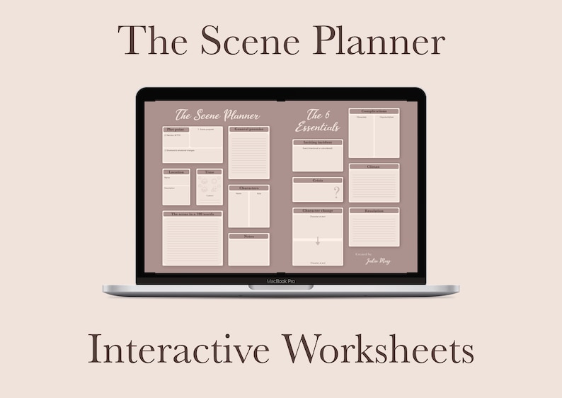 Scene Planner & 6 Essentials Worksheets - Etsy
