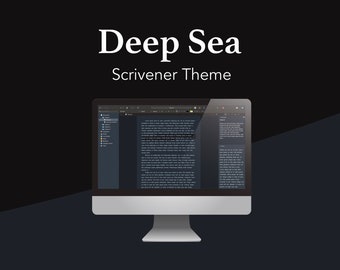 Tema Scrivener del mare profondo (modalità oscura)