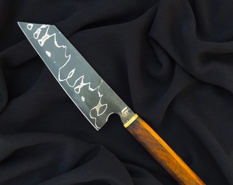 Cuchillo de chef hecho a mano, cuchillo de cocina, cuchillo de cocinero, Go-Mai Bunka, cuchillo de chef japonés