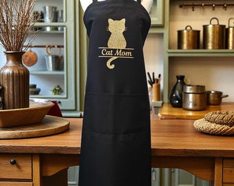 Cat Mom Apron