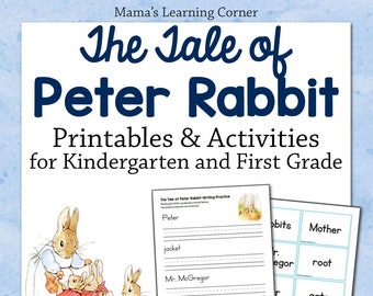 The Tale of Peter Rabbit Activities for Kindergarten and First Grade