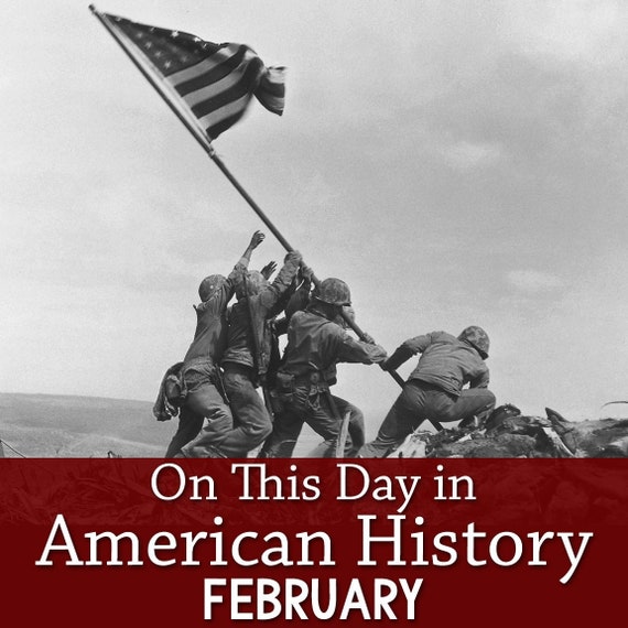 On This Day in American History February Calendar - Etsy