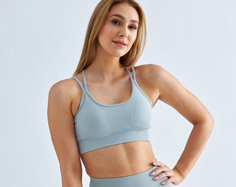 Shape Up - Gray Gym Bra