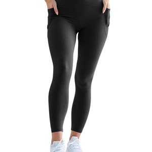 Fearless Fit - Black Gym Leggings with Pockets