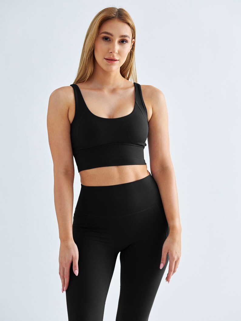 Fearless Fit - Black Gym Leggings with Pockets