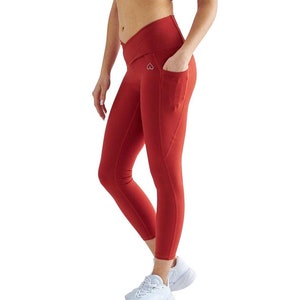 Sporty Spice - Brick Sports Leggings with Pockets