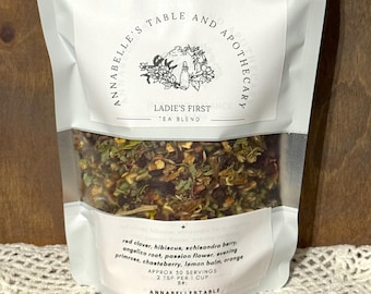 Ladies FIrst Organic Herbal Tea Blend With Chaste Tree Berry and Angelica Root