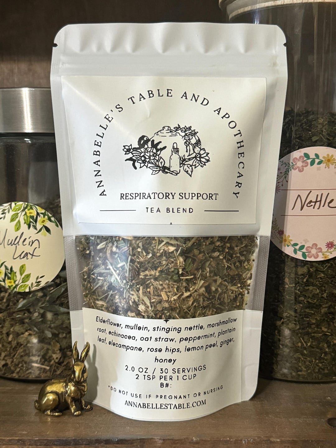 Respiratory Support Herbal Tea Blend - Etsy
