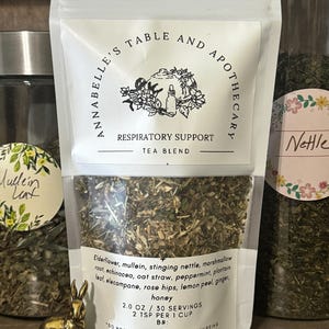 Respiratory Support Herbal Tea Blend - Etsy