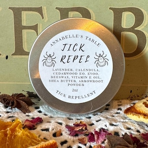 Natural organic herbal tick repellent salve