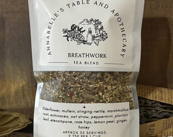 Breathworks Organic Herbal Tea Blend With Mullein & Elecampane