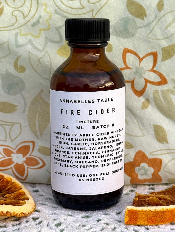 Fire Cider Natural Organic Tincture
