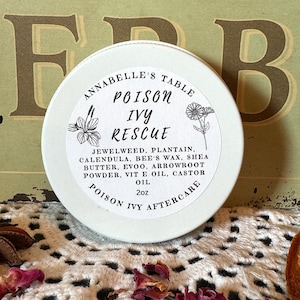 Natural Organic Herbal Poison Ivy Rescue Salve
