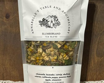 Slumberland Herbal Tea Blend Natural Organic Ingredients