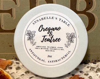 Oregano and Tea tree Organic Herbal Topical Salve