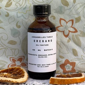 Oregano Oil or Glycerite Tincture Fresh Organic Herbal Product image 2