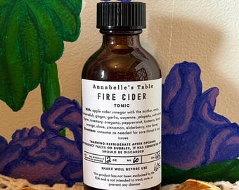 Fire Cider Tonic Natural Organic Tincture