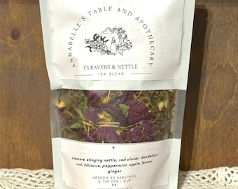 Organic Cleavers & Nettle Herbal Tea Blend
