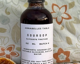 Soursop Graviola Tincture Natural Organic Herbal Product