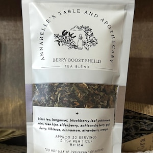 Berry Boost Shield Fruity Herbal Tea Berry Mix Blend