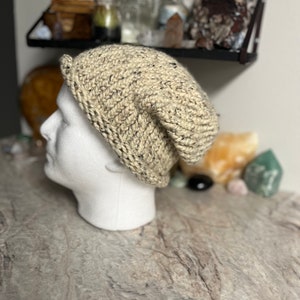 Oatmeal Cookie Slouchy Beanie