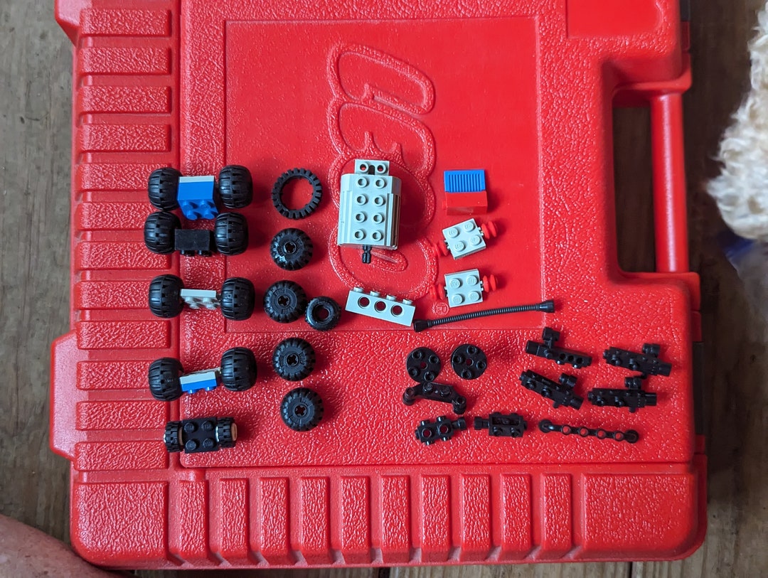 LEGO Axle With Tire Engine Mechanical Parts Vintage Etsy