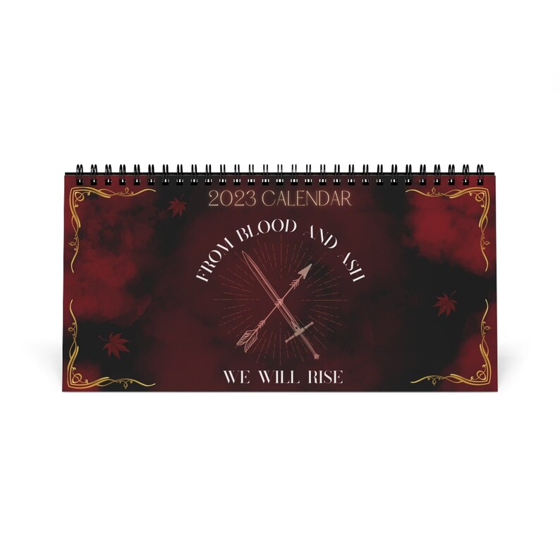 From Blood and Ash 2023 Calendar FBAA Desk Calendar Etsy