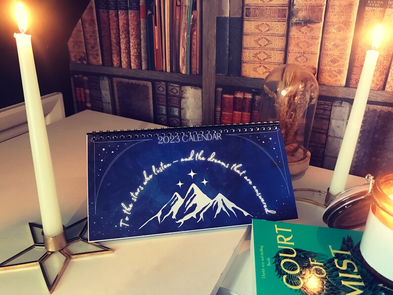 ACOTAR Calendar A Court of Thorns and Roses Desk Calendar Etsy