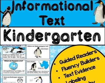 Penguin Kindergarten: Informational Text, Guided Readers & Geography