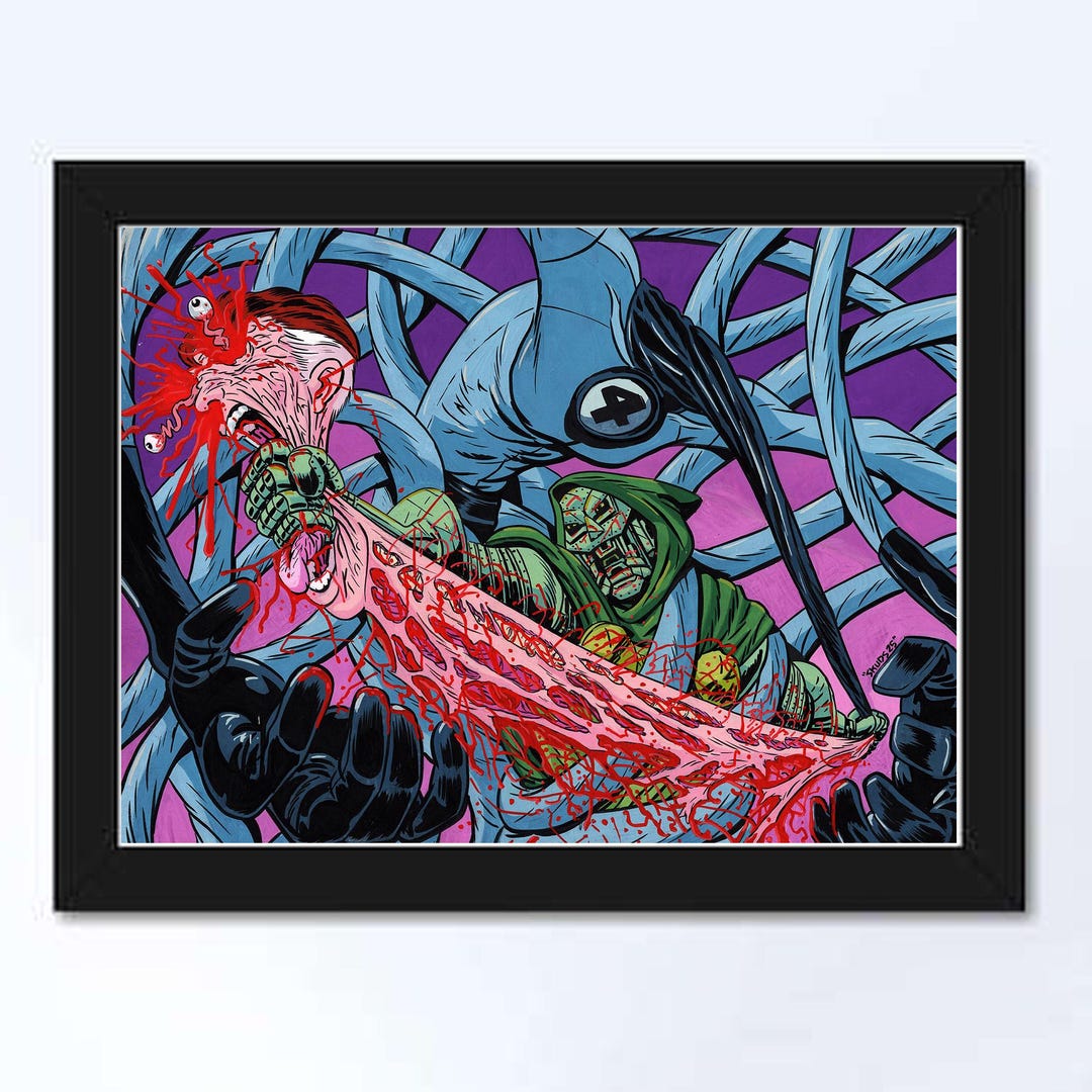 DOOM Vs Reed Richards - Etsy
