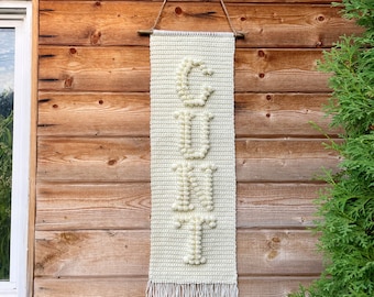 WZÓR NA SZYDEŁKO - Cunt Wall Hanging