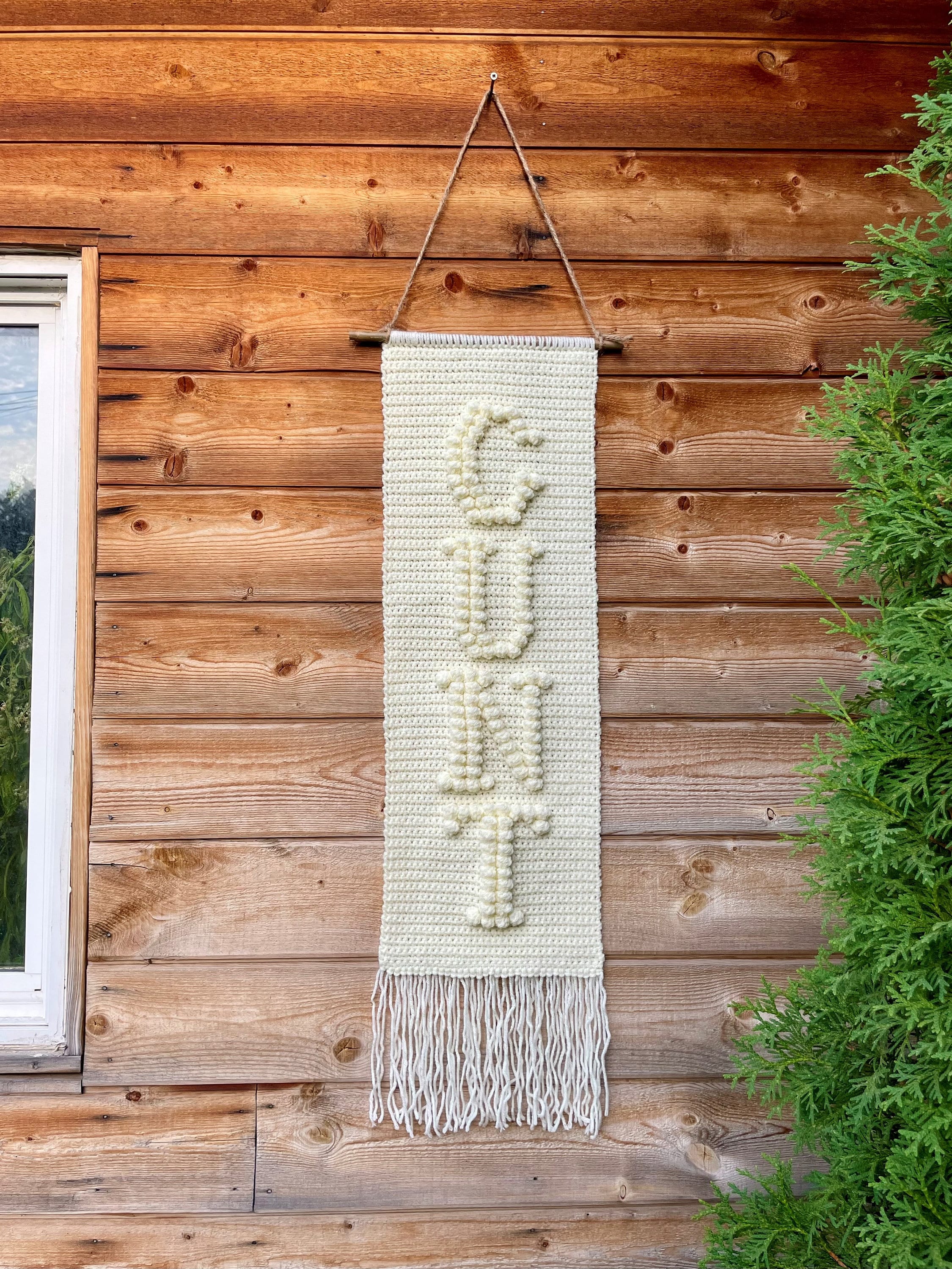 CROCHET PATTERN Cunt Wall Hanging Etsy