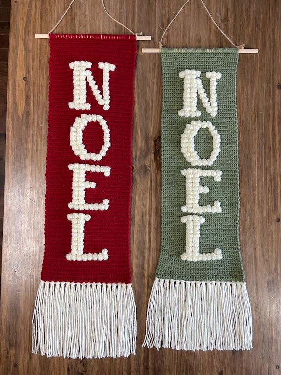 CROCHET PATTERN - Noel Wall Hanging